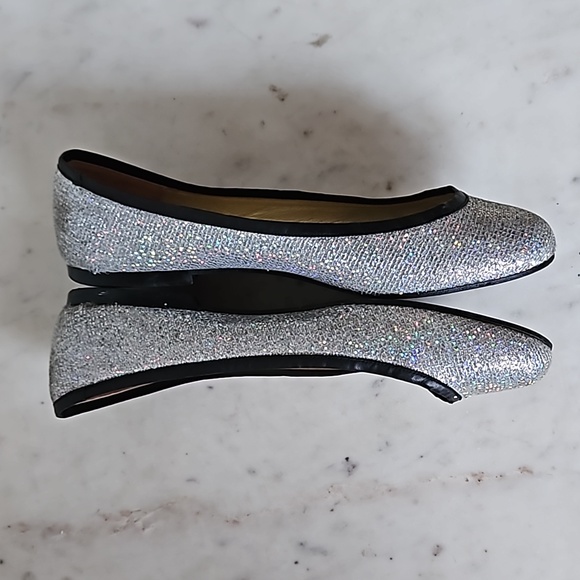 FRENCH SOLE: rainbow glitter flats - Picture 3 of 5